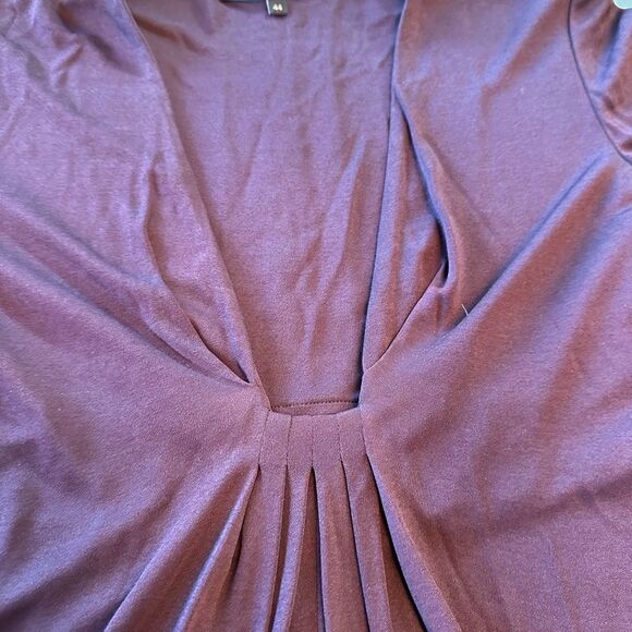GUCCI purple midi dress with pleats- size 44 - Picture 10 of 16